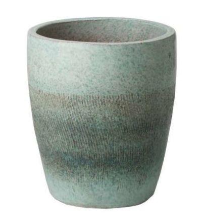 Coastal Splash Ceramic Round Planter