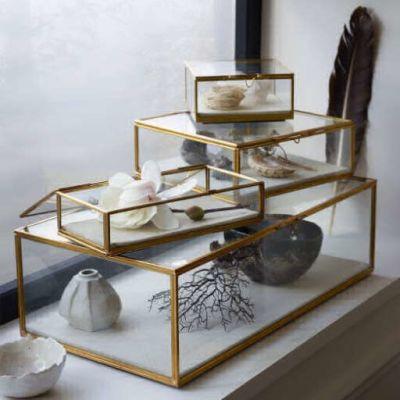 Glass Shadow Boxes Large Square