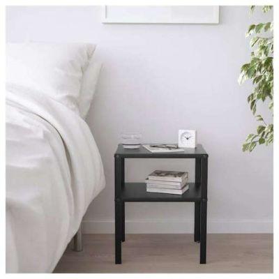 KNARREVIK  Bedside table, black
