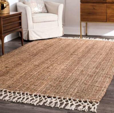 Lyndsey Hand-Woven Brown Area Rug
