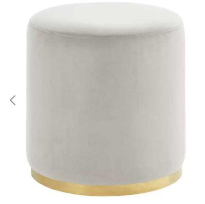 Hedrick Velvet Ottoman