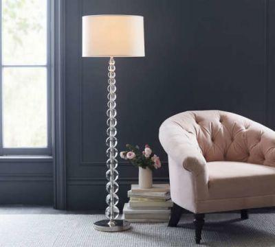 STACKED CRYSTAL FLOOR LAMP