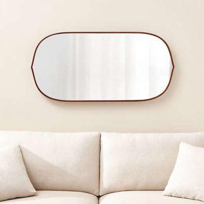 Penarth Walnut Oval Wall Mirror