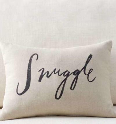 SNUGGLE SENTIMENT PILLOW