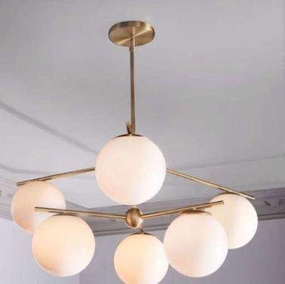 Sphere + Stem Chandelier