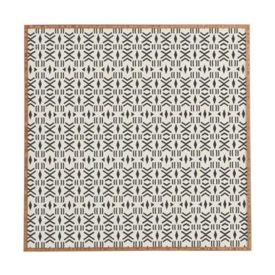 Geo Mudcloth' Framed Graphic Art Print