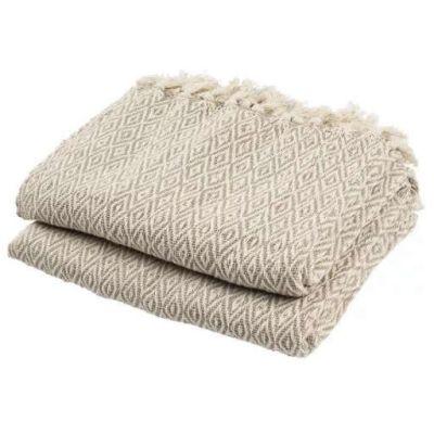Danita Throw Blanket Beige