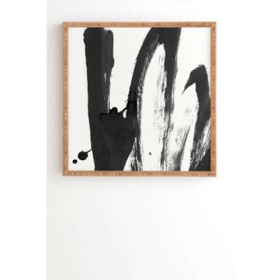 Black and White Strokes 4' Print