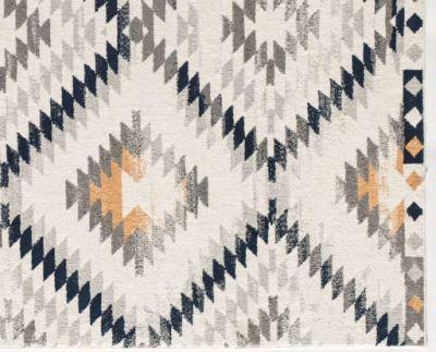 Golden Girl Southwestern IvoryBlueYellow Area Rug