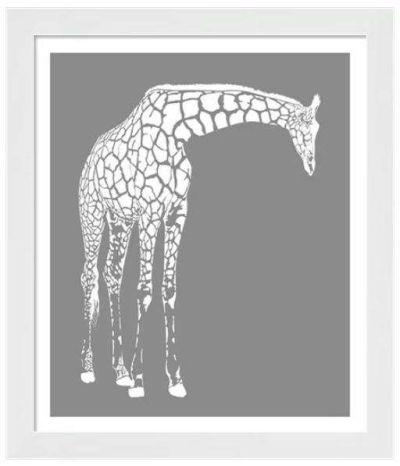 Giraffe Framed Art