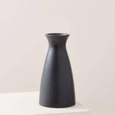 Pure Black Ceramic Vases Carafe 