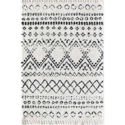 Reena White/Black Area Rug