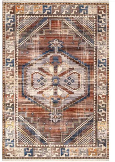 Rust Temporal Medallion Tassel 8' x 10' Area Rug