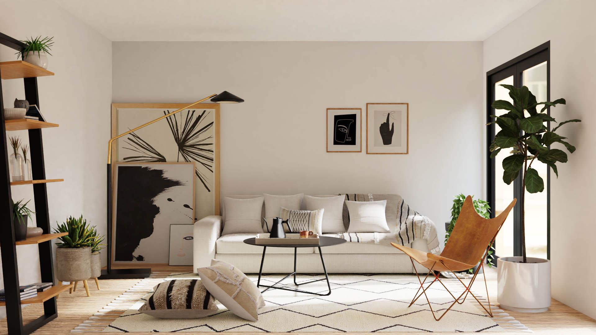 Black+White: Urban Minimalist Home