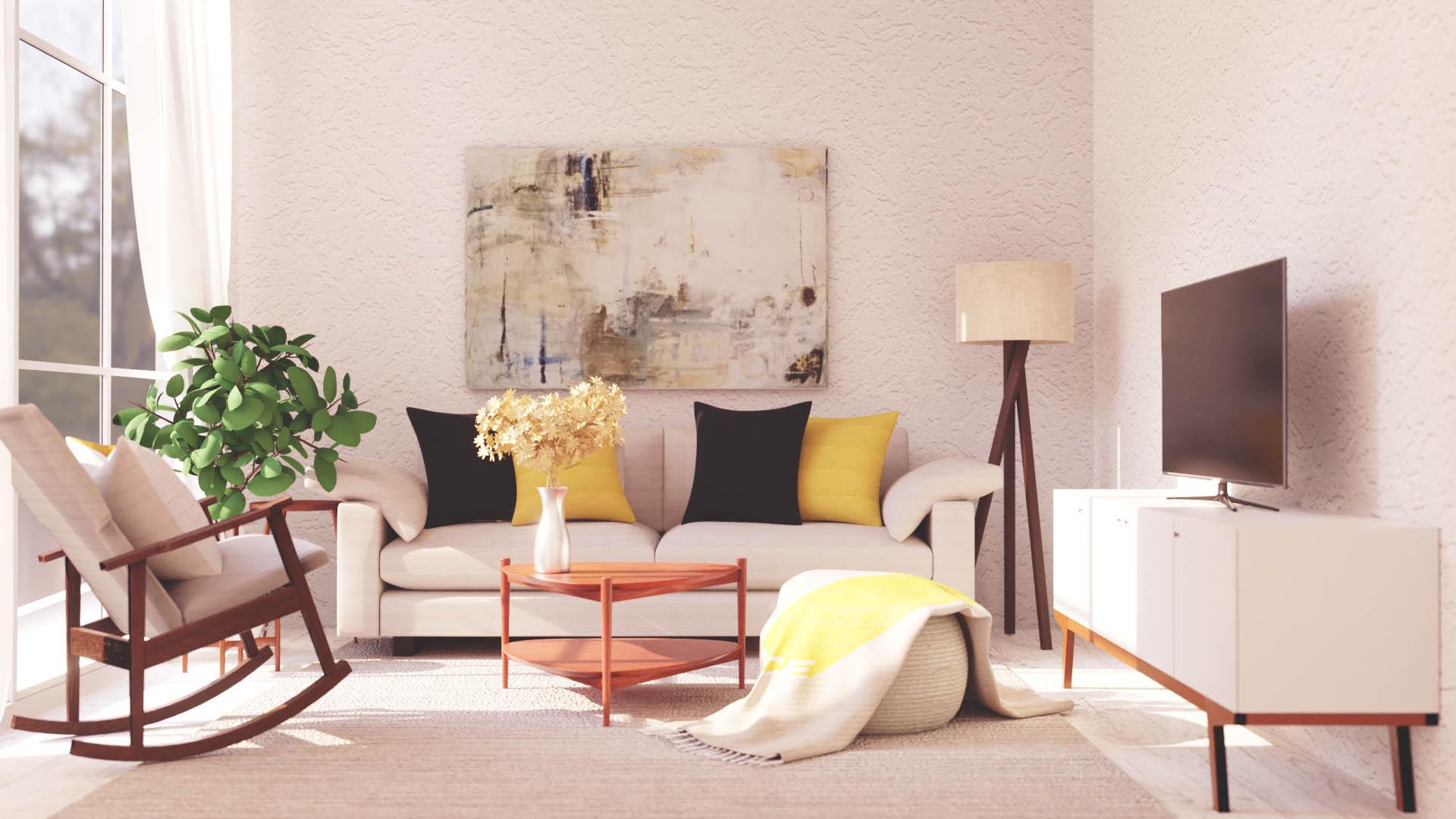 Mid-Century Modern Living Room