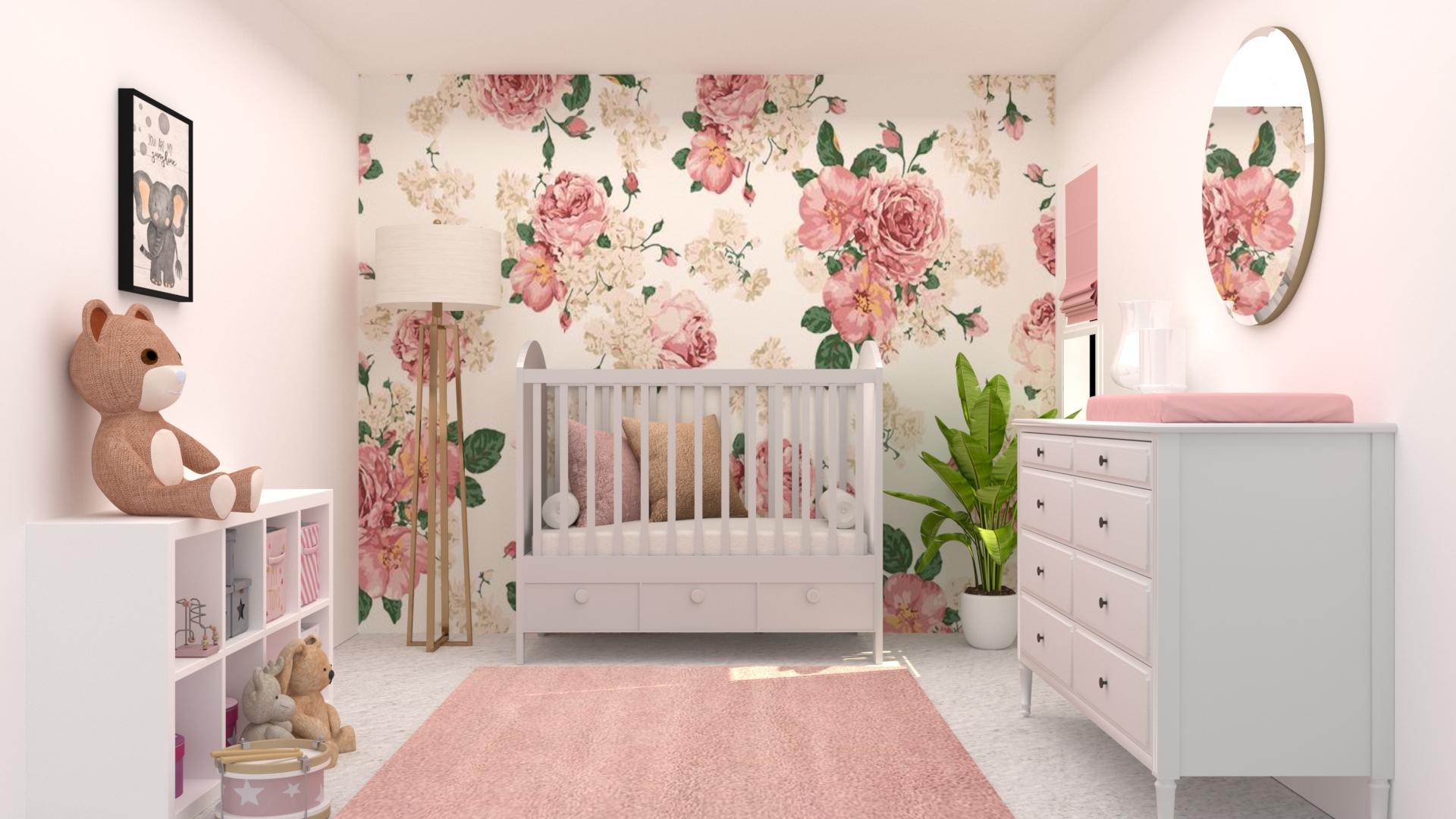 Blush Floral Nursery
