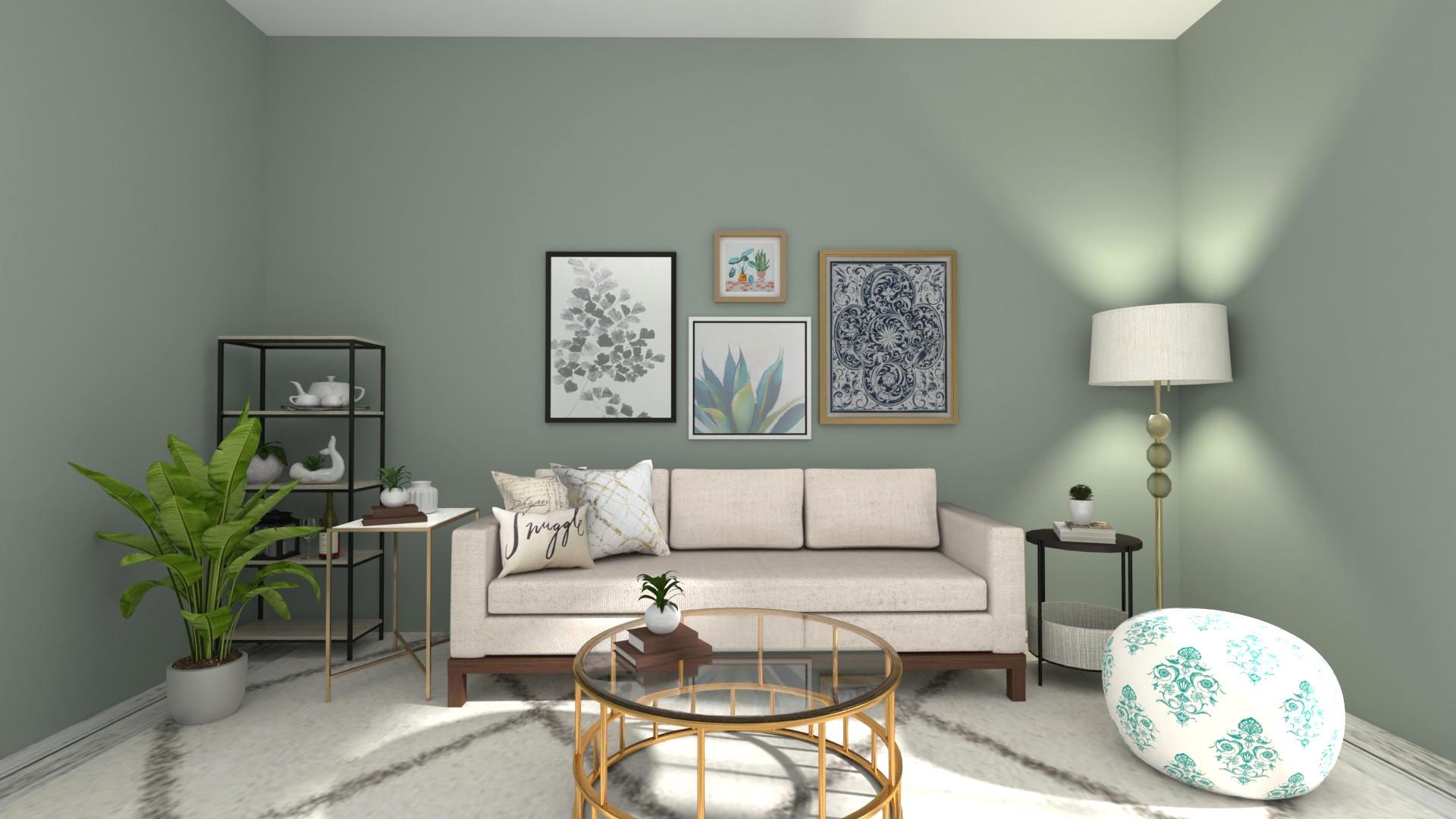 Modern Glam Living Room