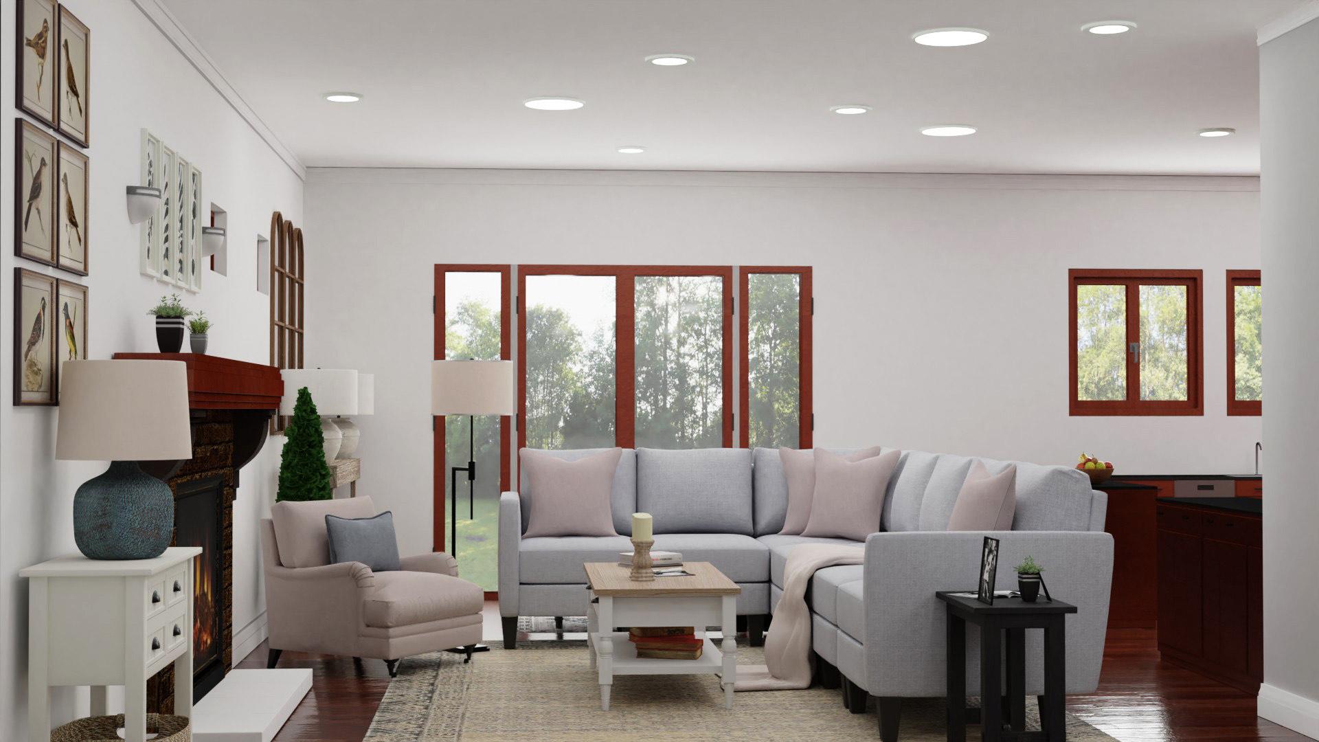 Traditional Farmhouse: Living Room