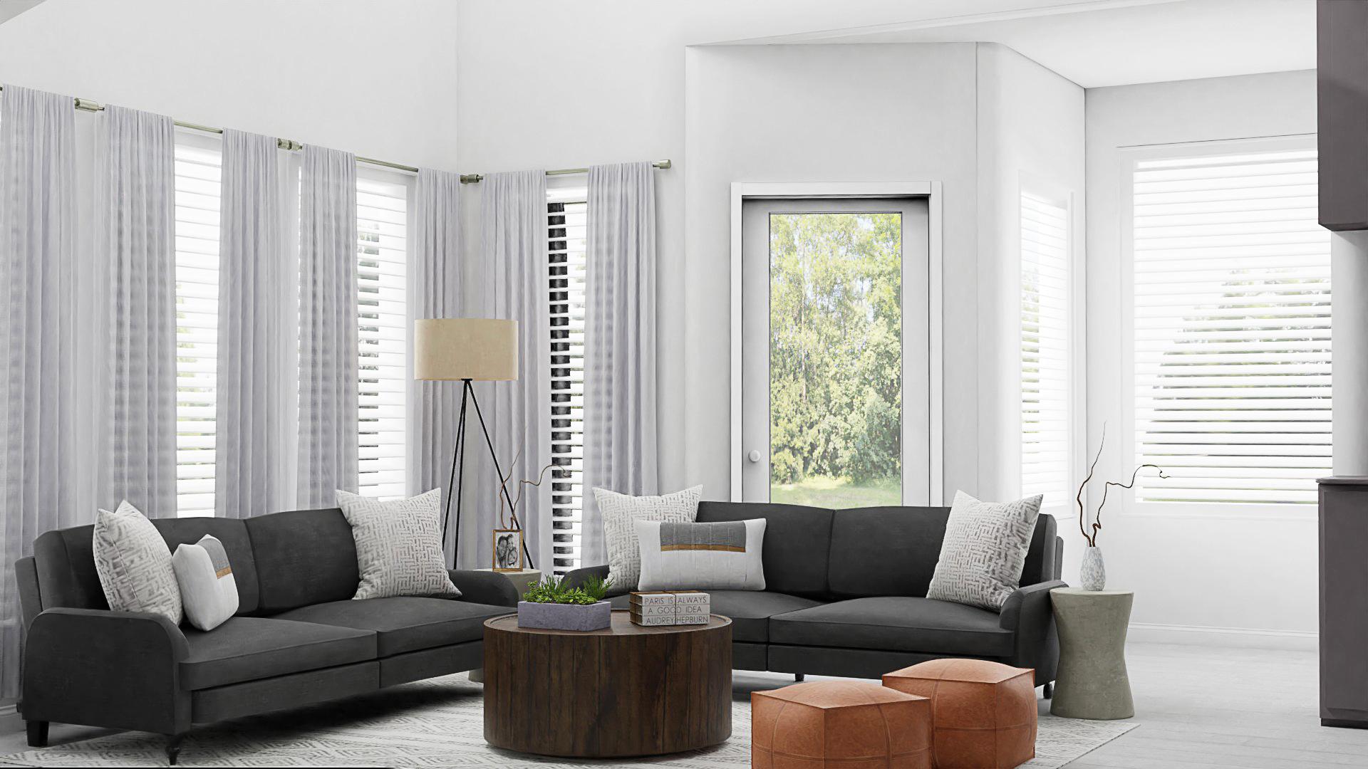Neutrals: Urban Modern Living Room