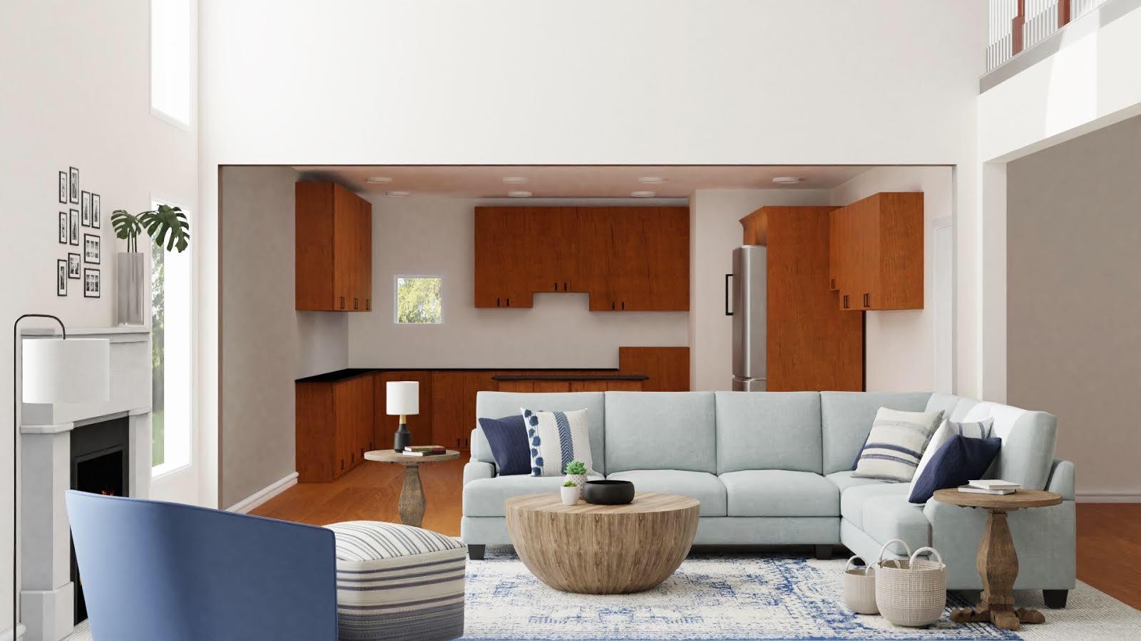 Large Gatherings: Traditional Farmhouse Living Room