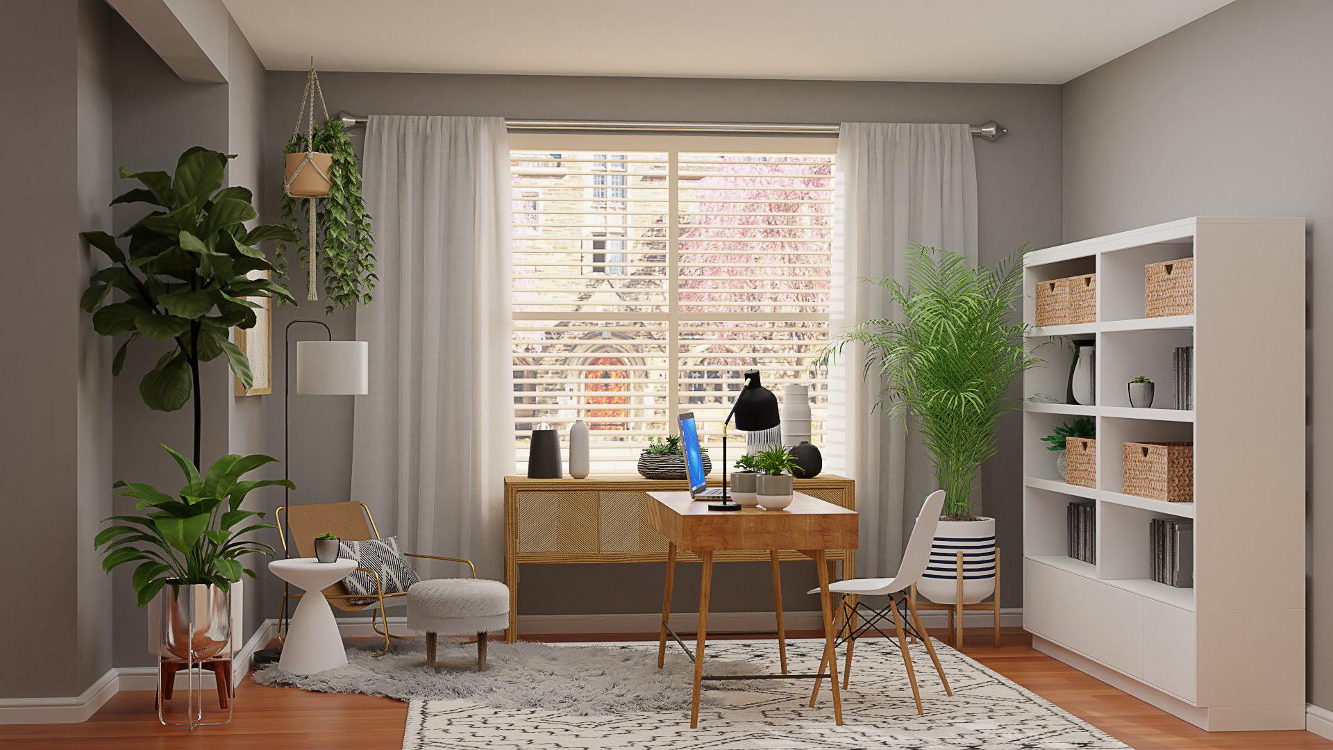 Natural Textures and Blonder Woods: Mid-Century Urban Office