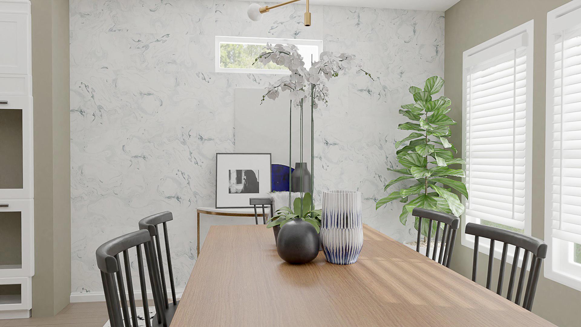 Modern Rustic with Glam Touches: Dining Room