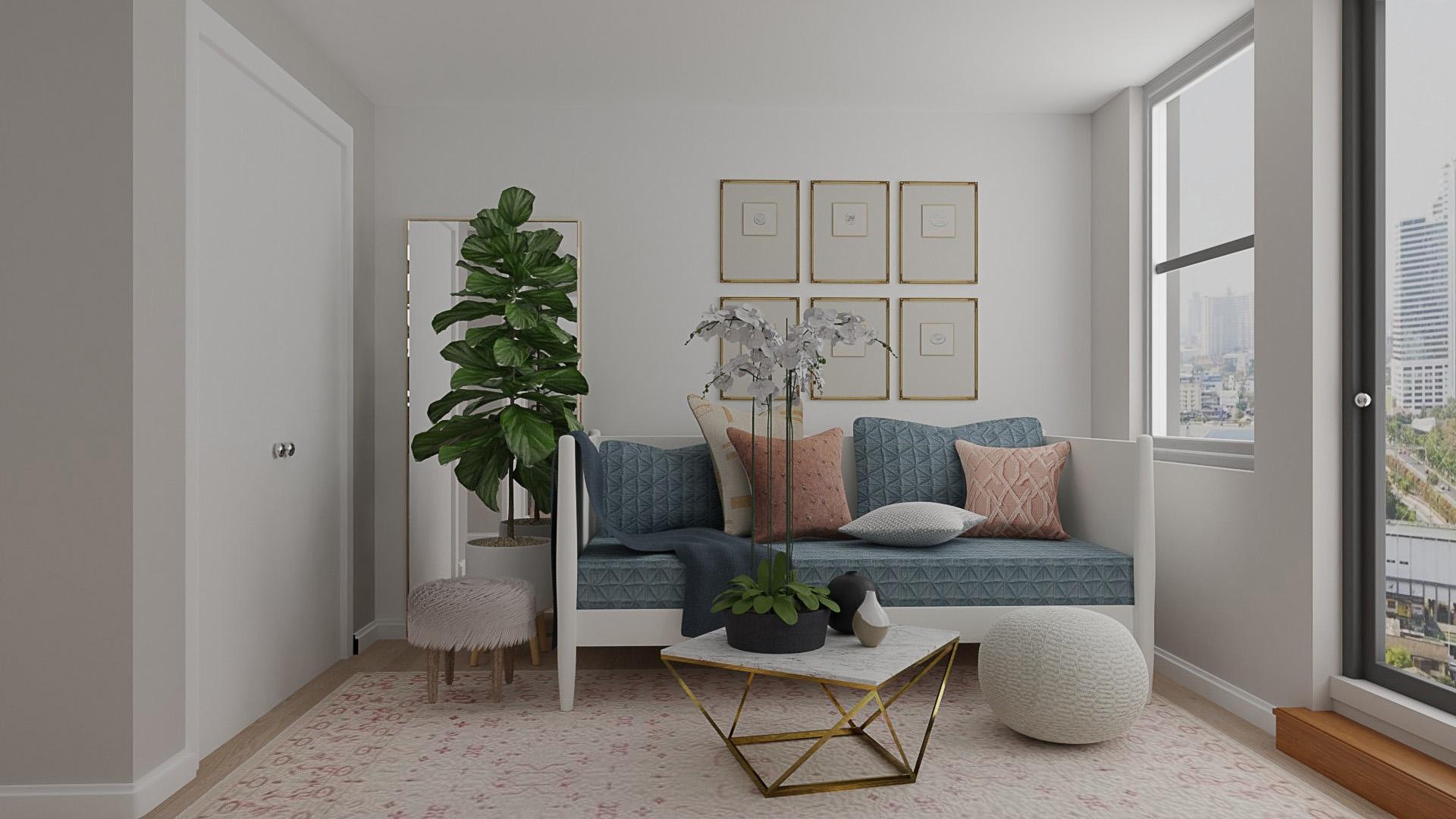 Pops of Color Tiny Studio: Modern Glam