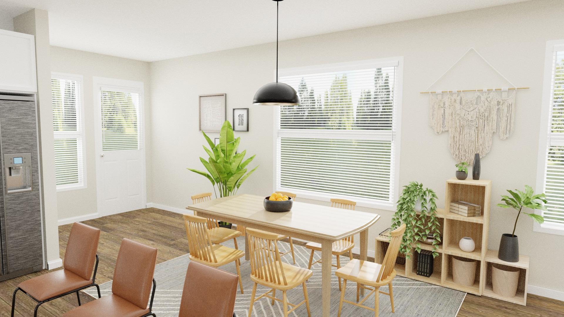 Blonder Woods: Boho Eclectic Dining Room
