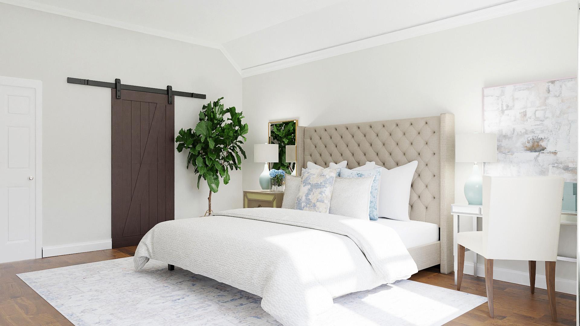 Statement Headboard: Classic Traditional Bedroom