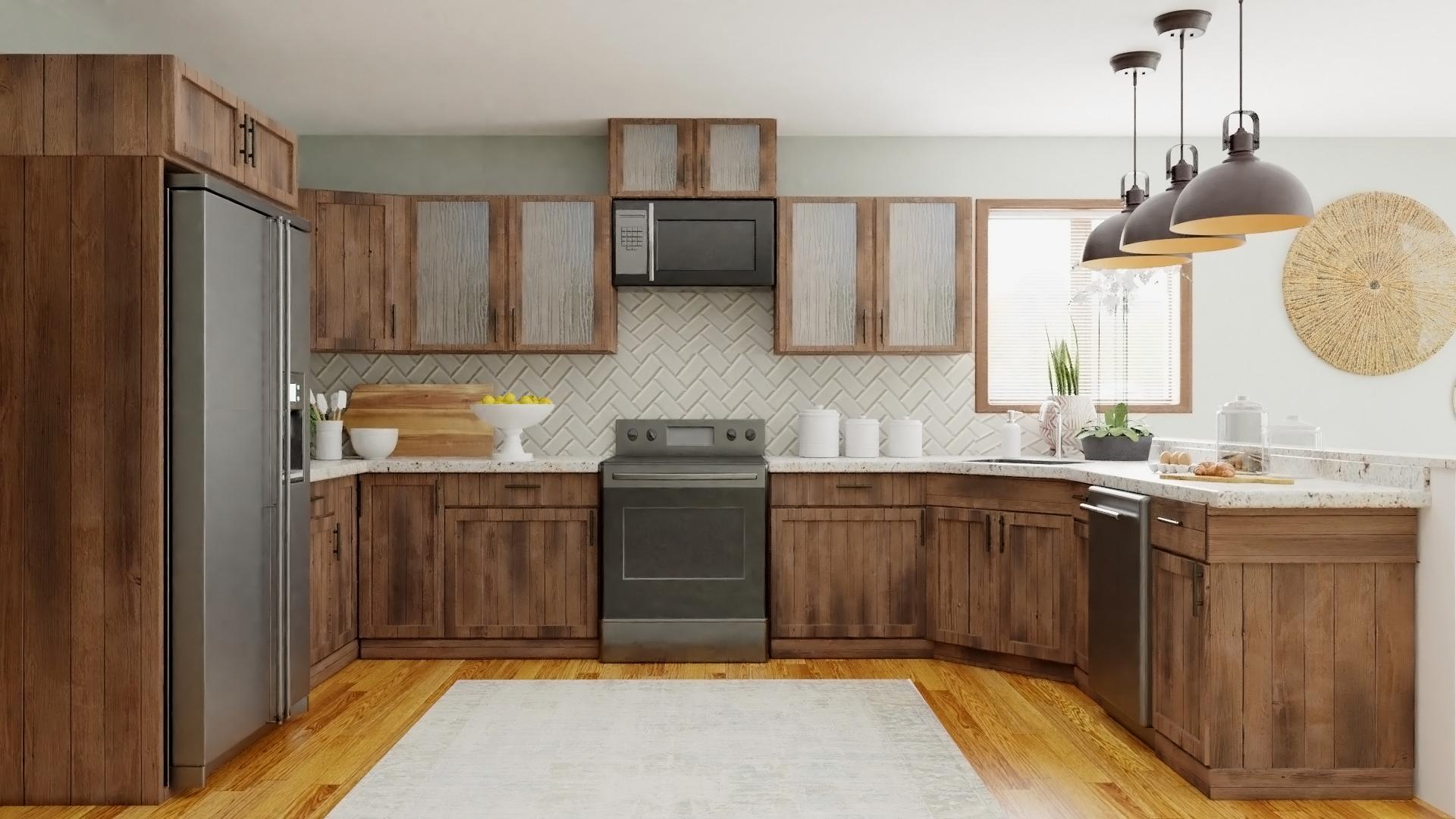  Custom Kitchen: Rustic Boho Dining Room