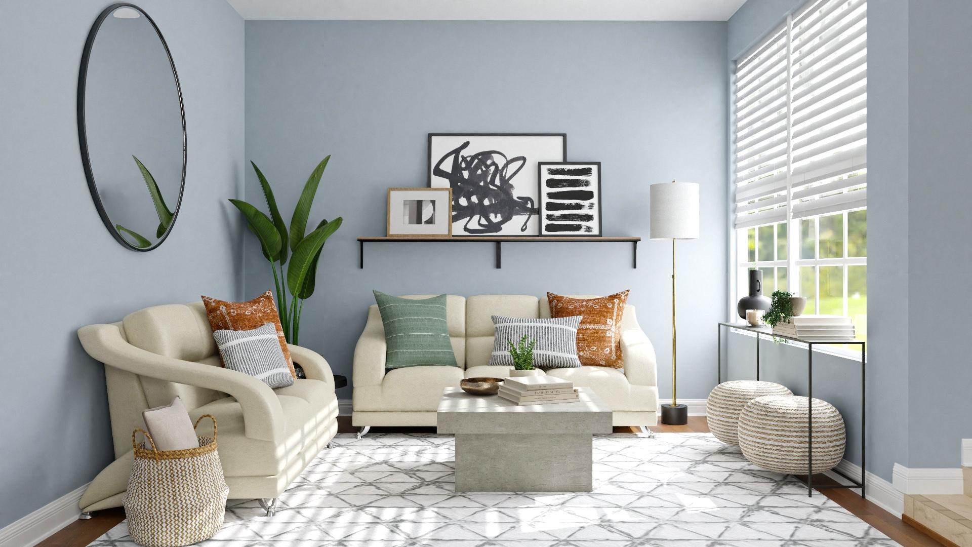 Small Spaces:  Urban Modern Living Room