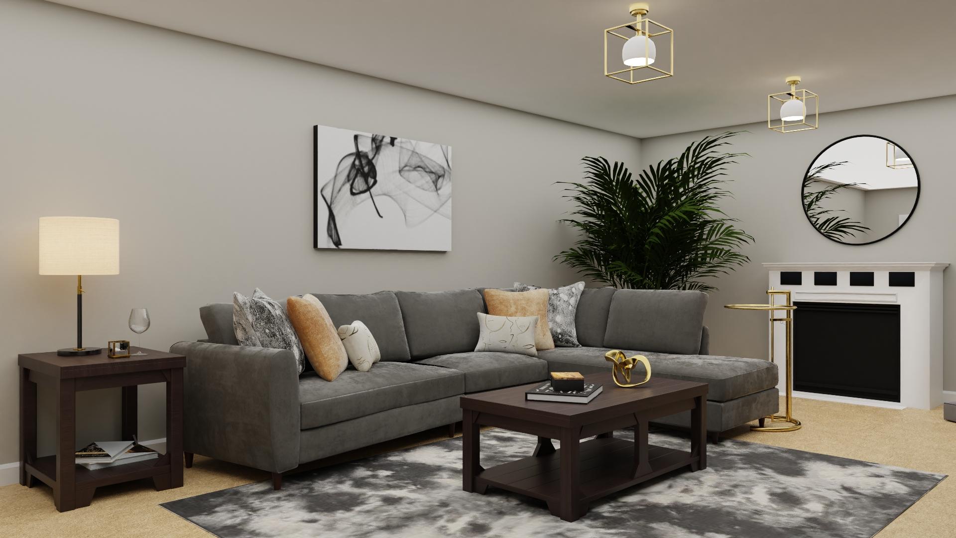 A Modern Elegant Room for the Entire Family