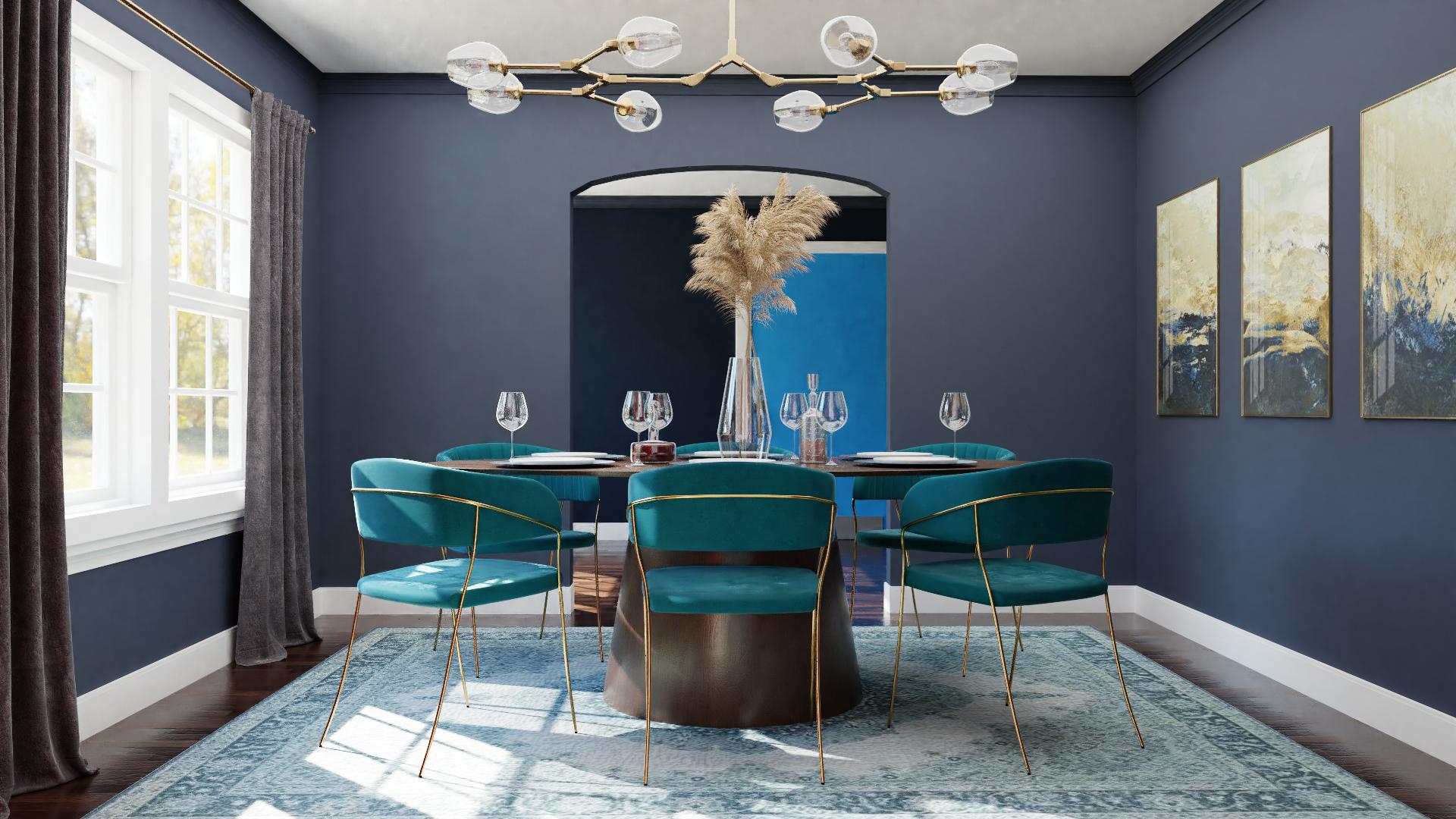 A Romantic Jewel-Inspired Dining Room to Impress