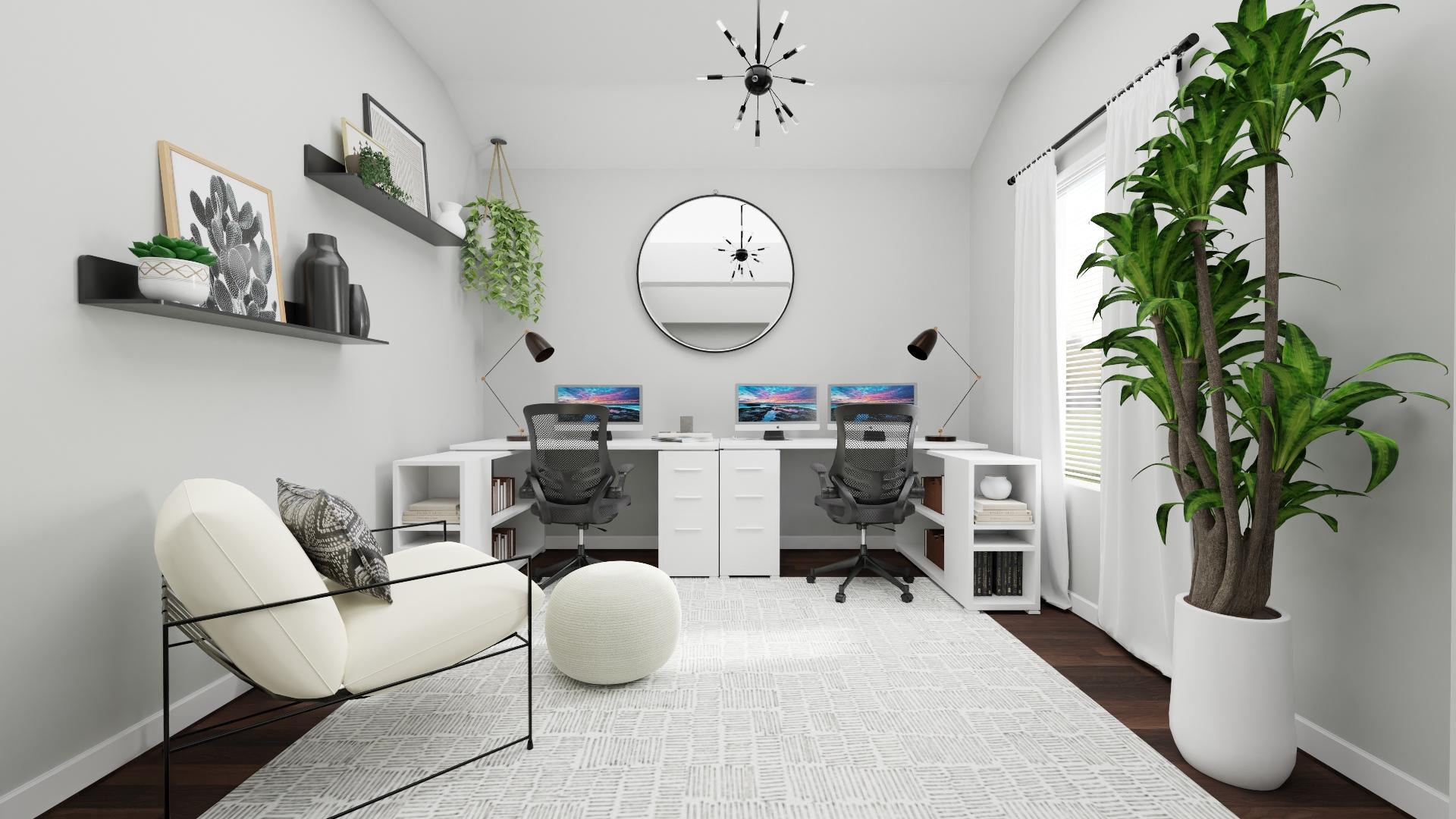 Ready to Work At This Modern Functional Home Office