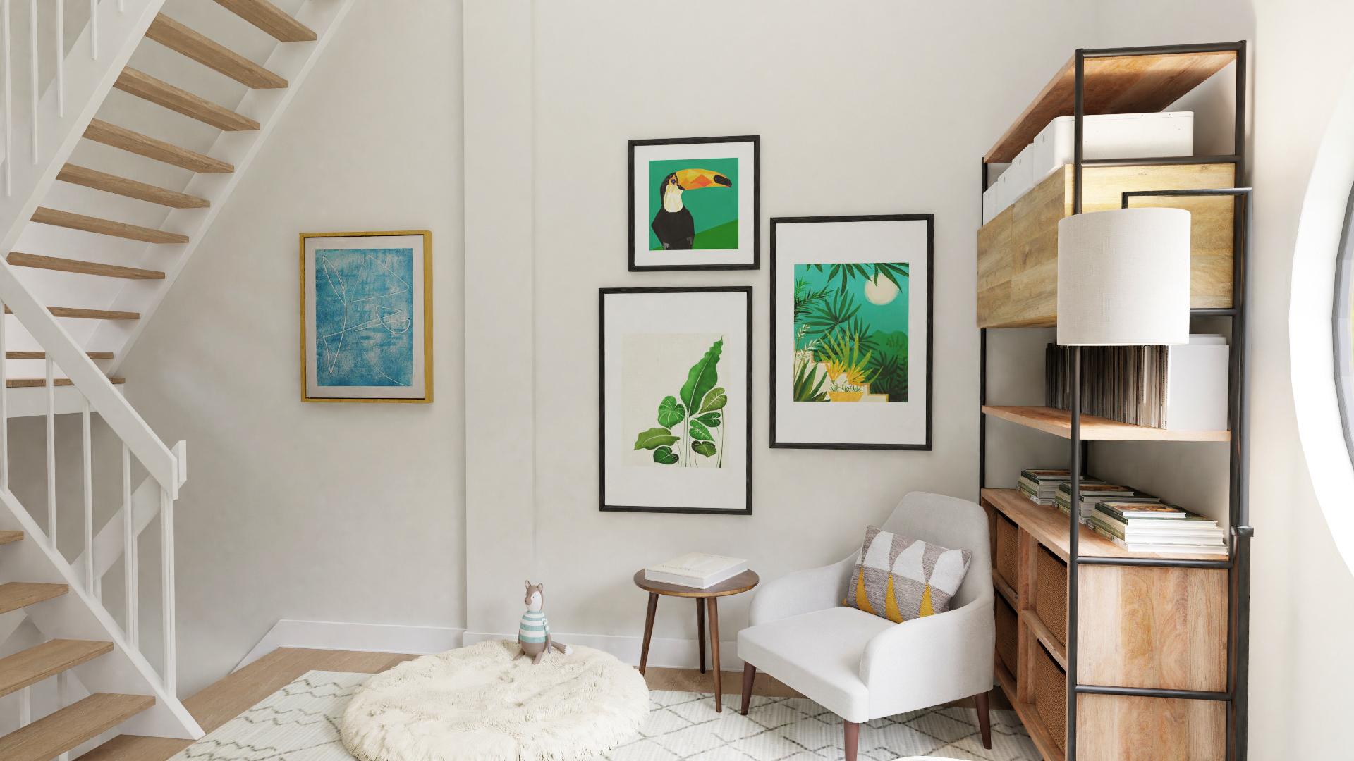 Tiny Boho-Inspired Home Office