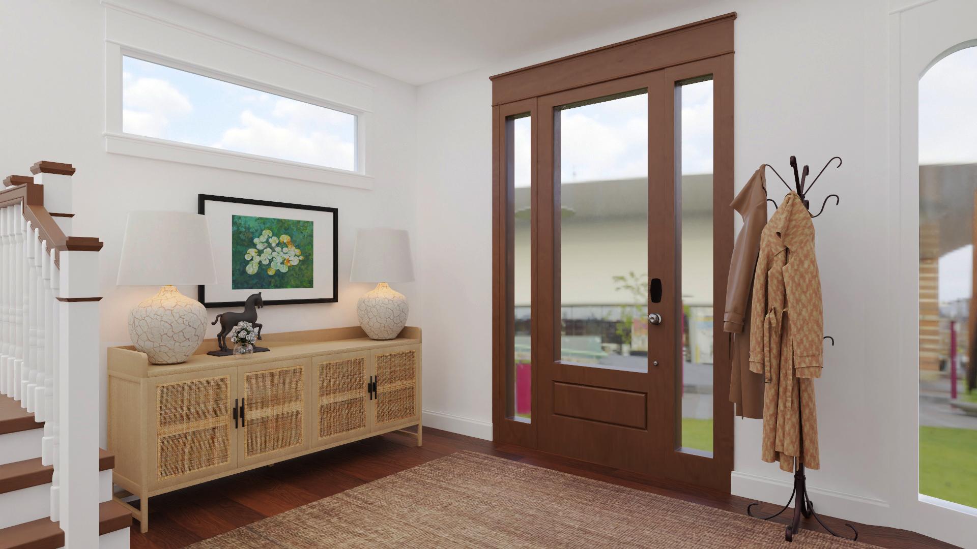 Homey Modern Entryway