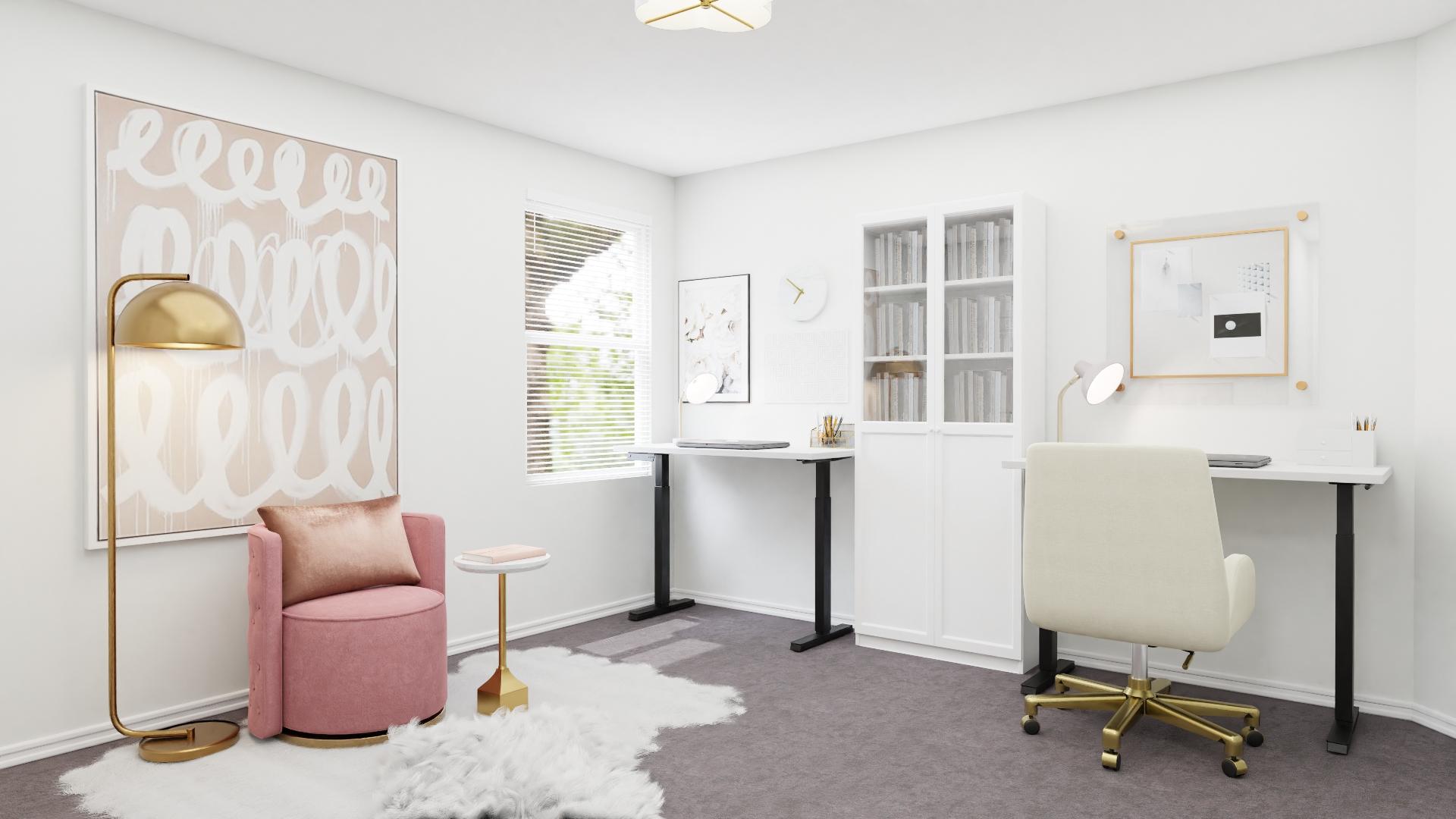 Modern Coworking Space with Glam Touches