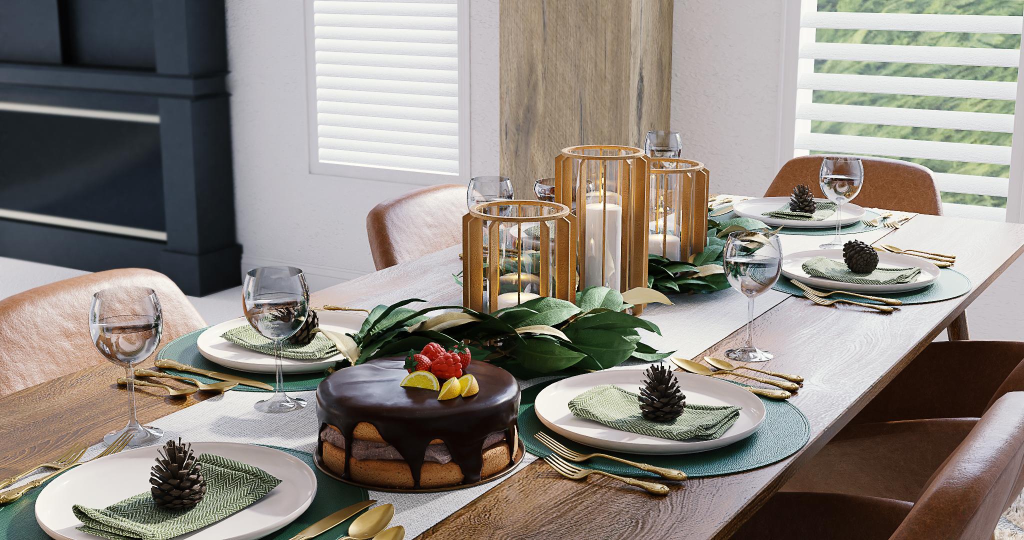 Rustic Modern Tablescape for an Intimate Night In