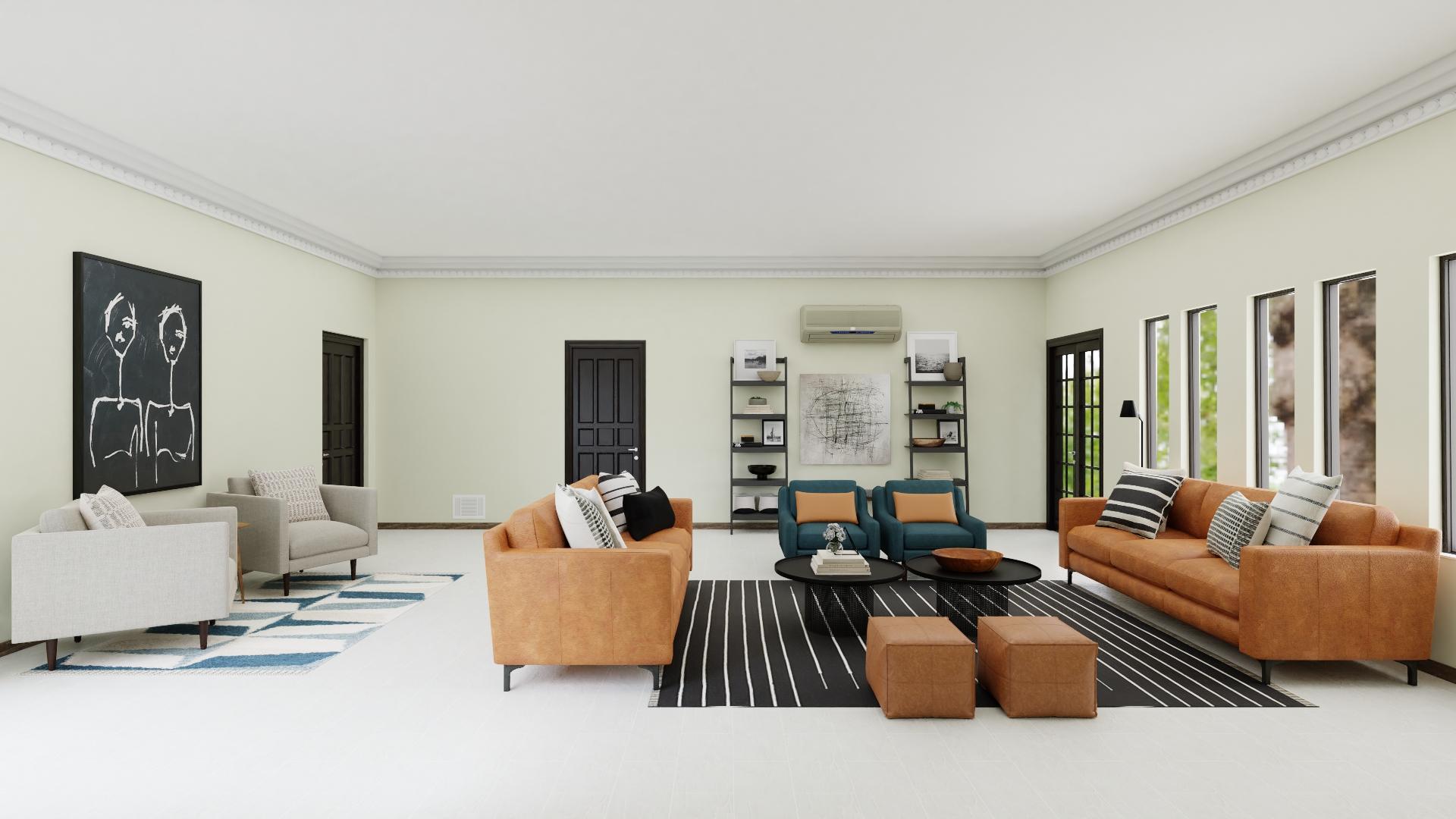 Modern Rustic Living Room for Endless Conversations