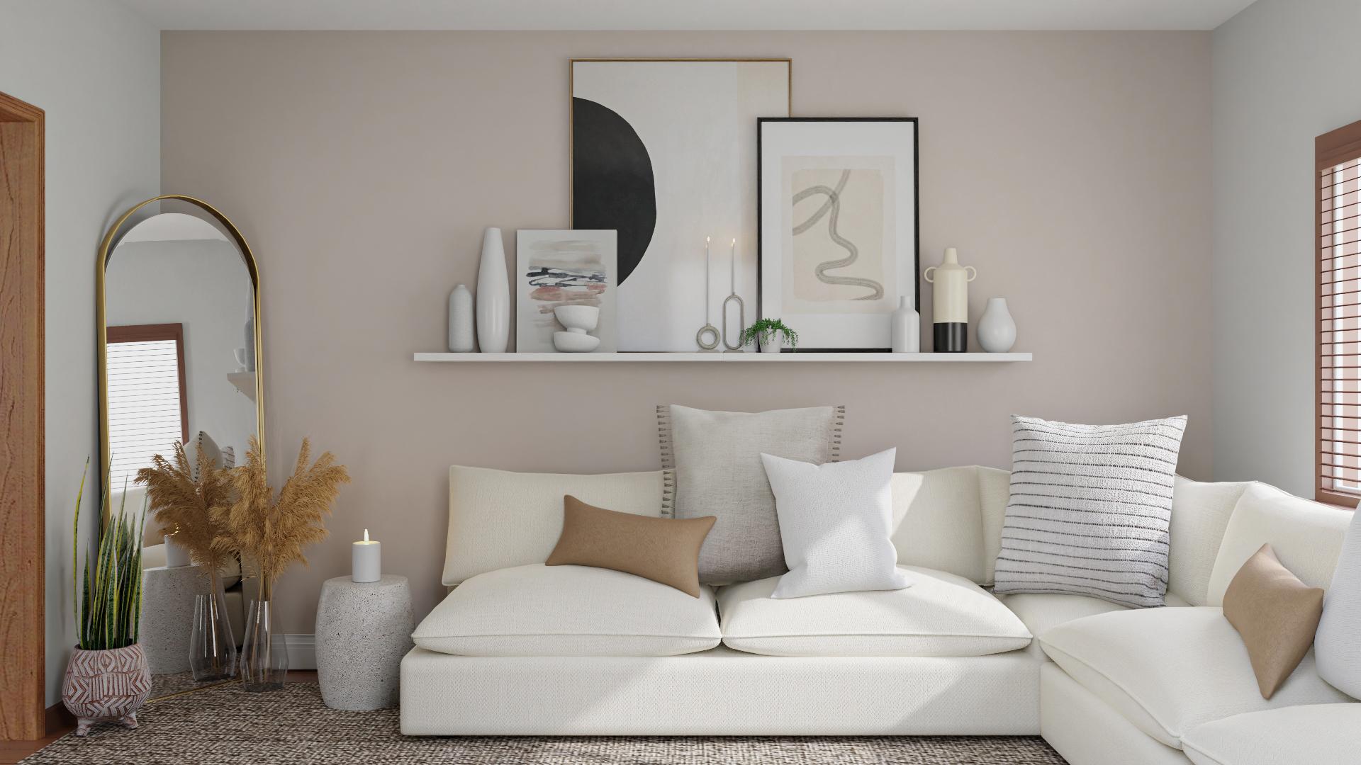 Bright & Serene Bohemian Living Room