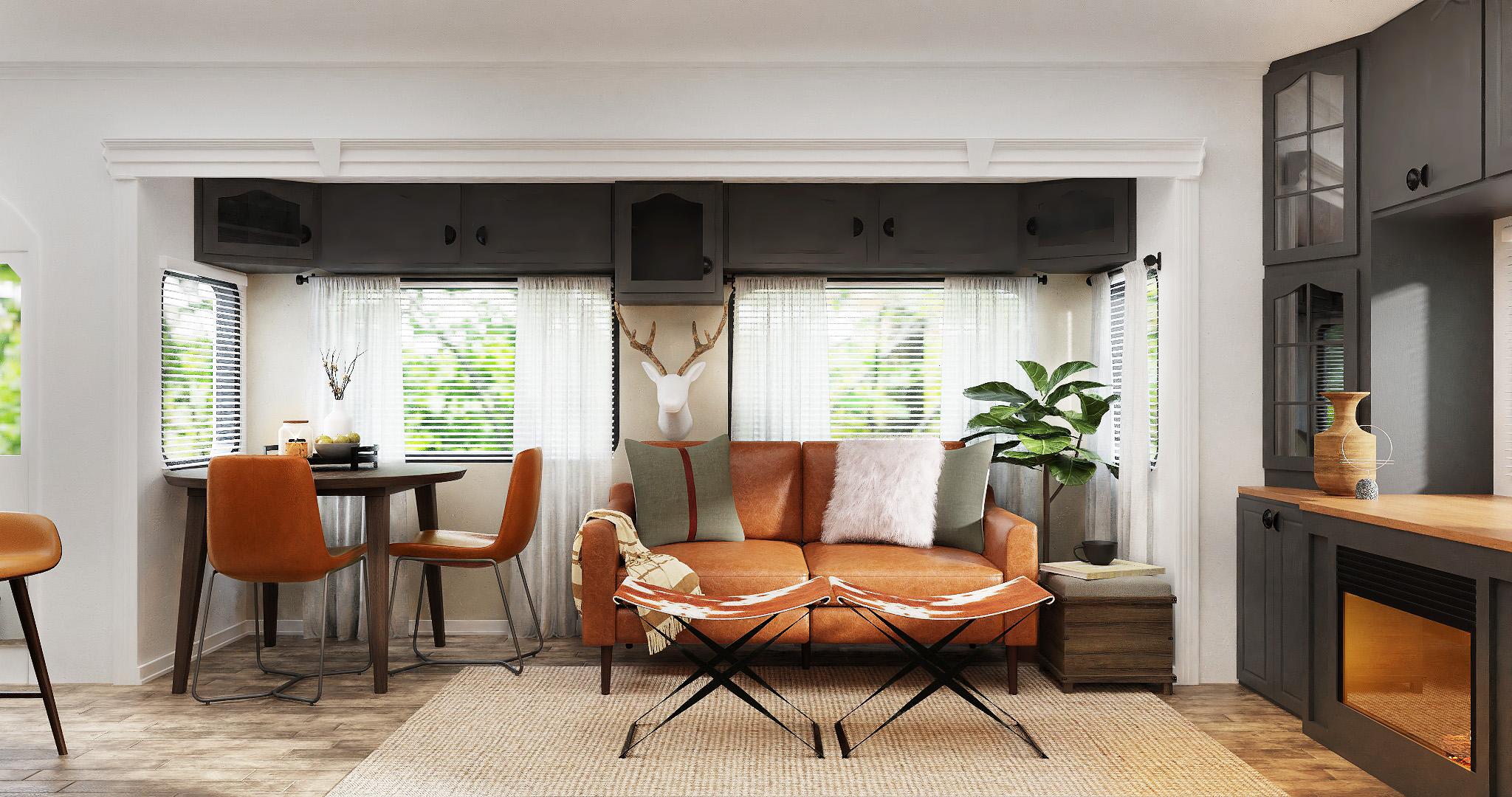 Brickwall Reading Nook: A Rustic Studio/RV