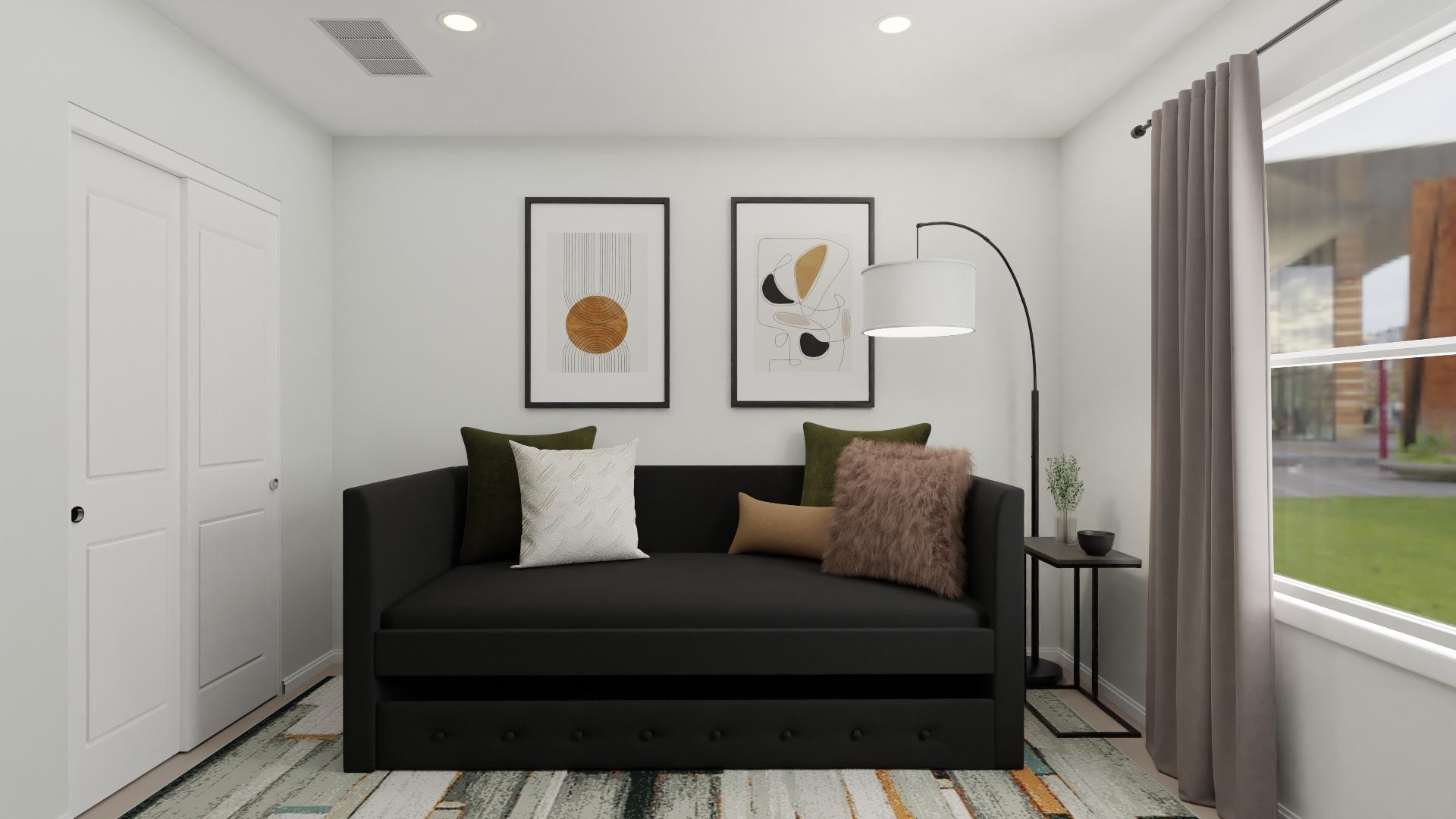 Bold and Beautiful: Mid-century Modern Home Office