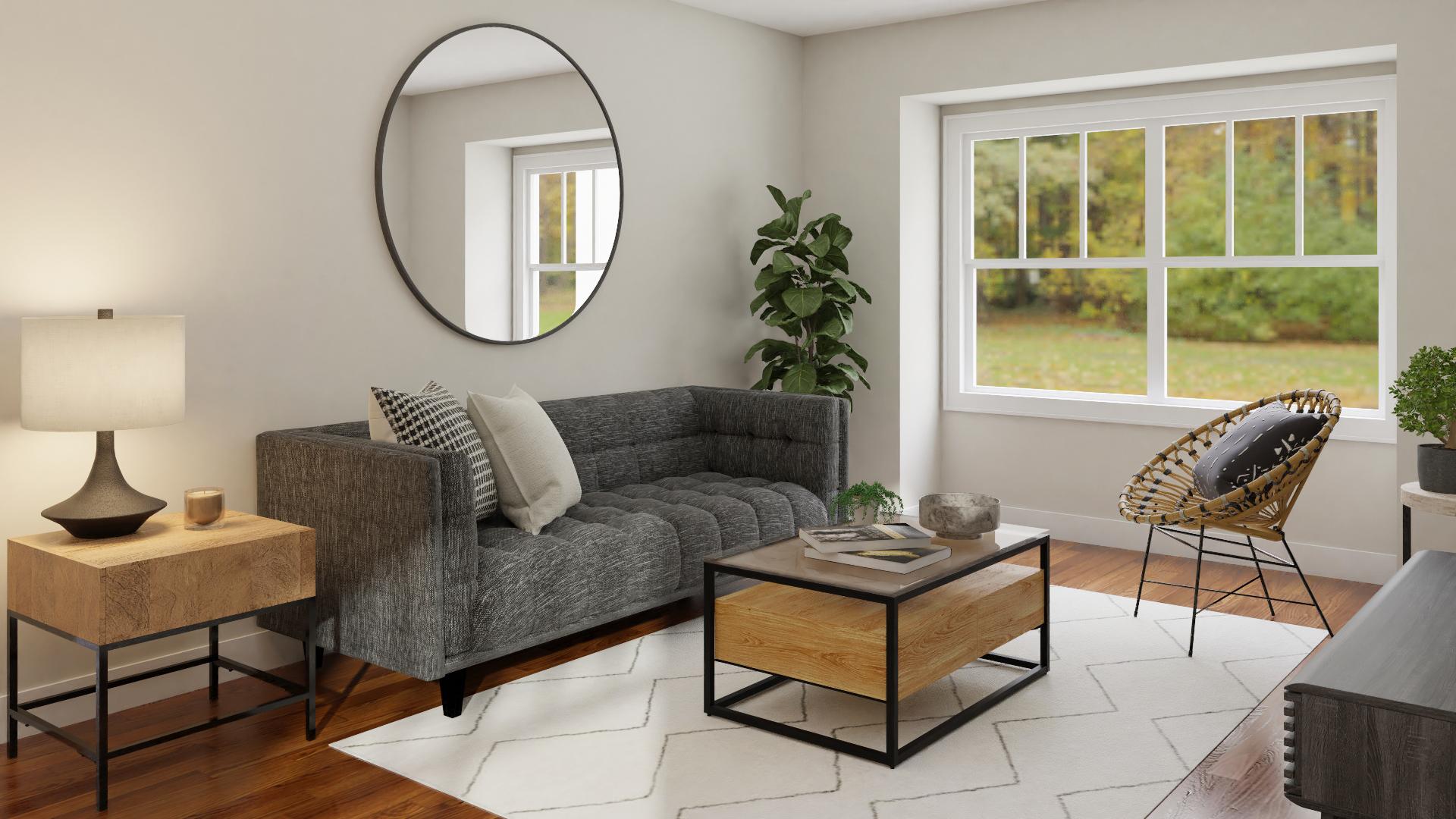 Daisy Chair: A Mid-Century Industrial Living Room