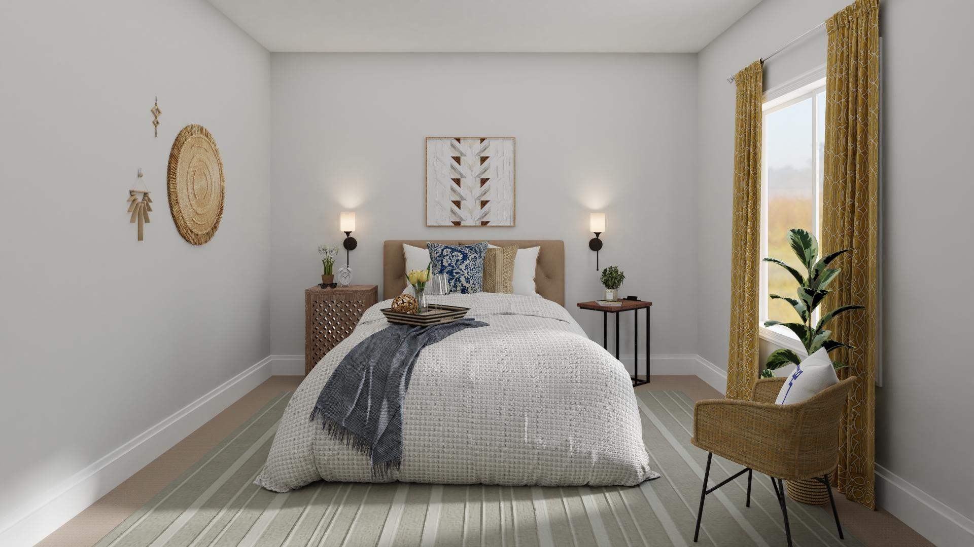 A Cozy Traditional Bohemian Bedroom