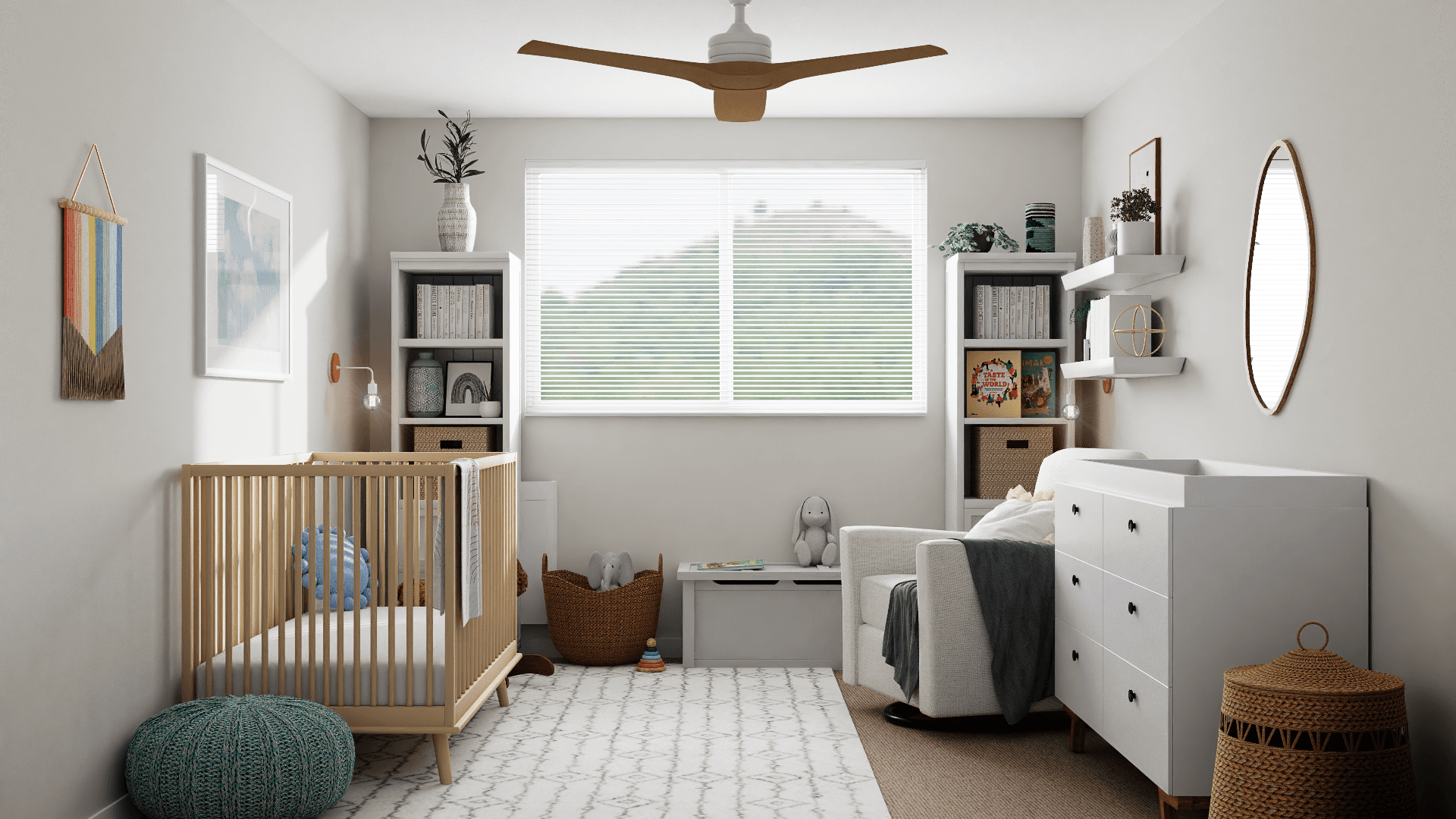 A Pretty Pastel Bohemian Nursery