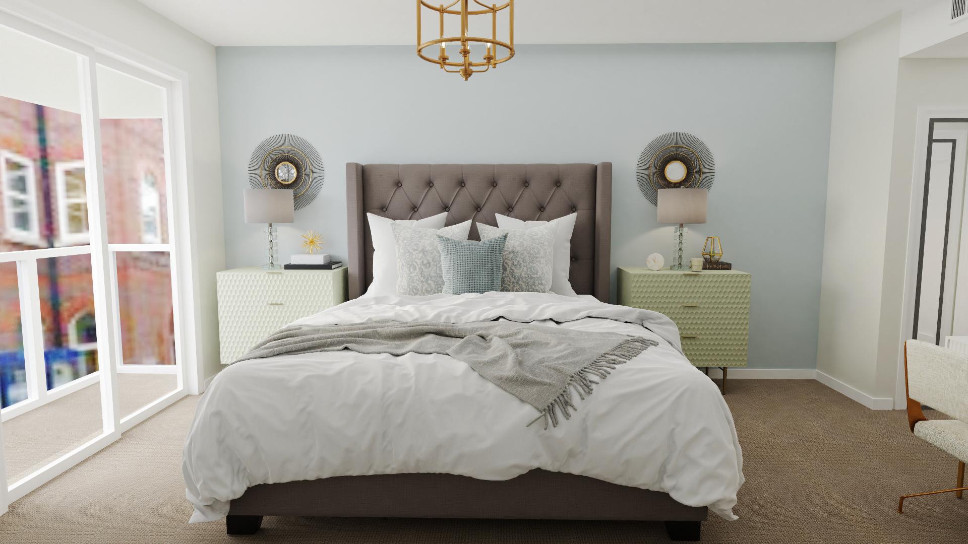 A Chic Contemporary Bedroom