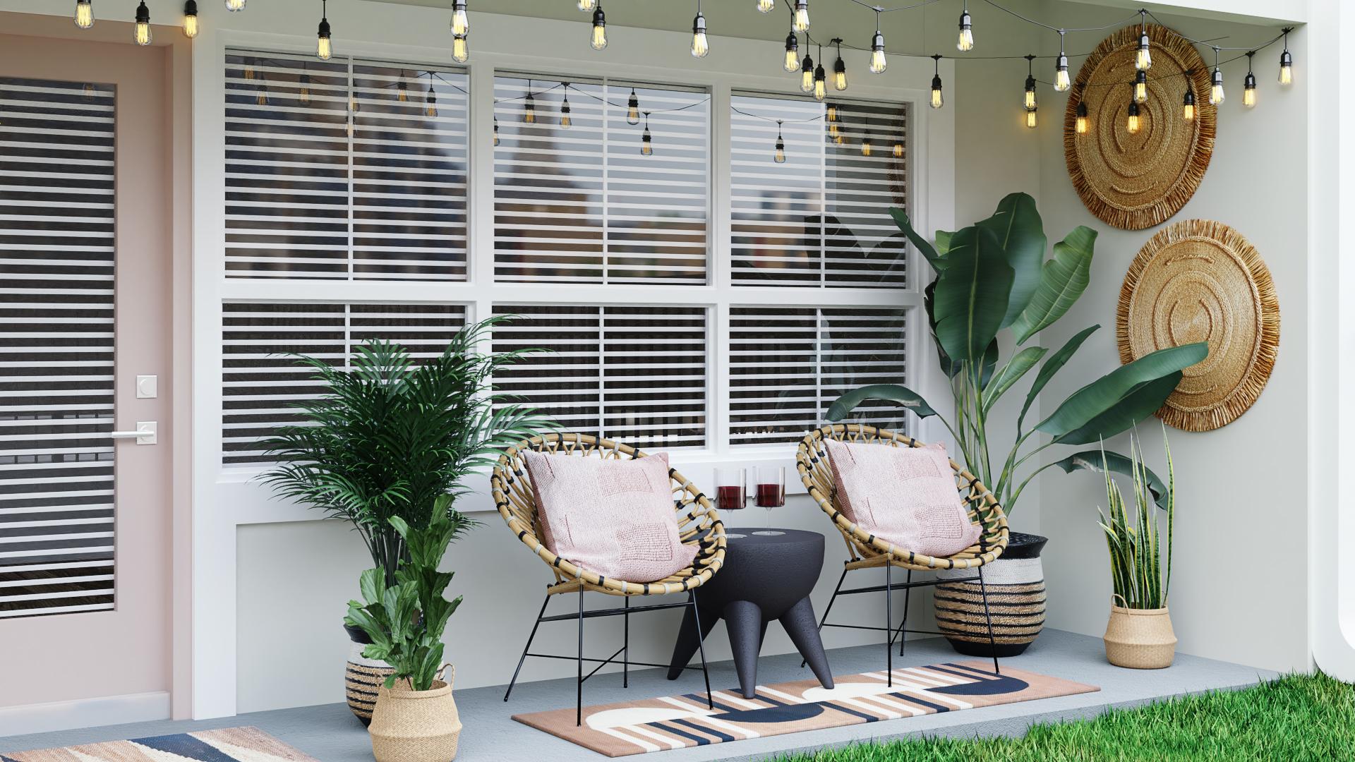 Think Green: A Bohemian Outdoor Patio