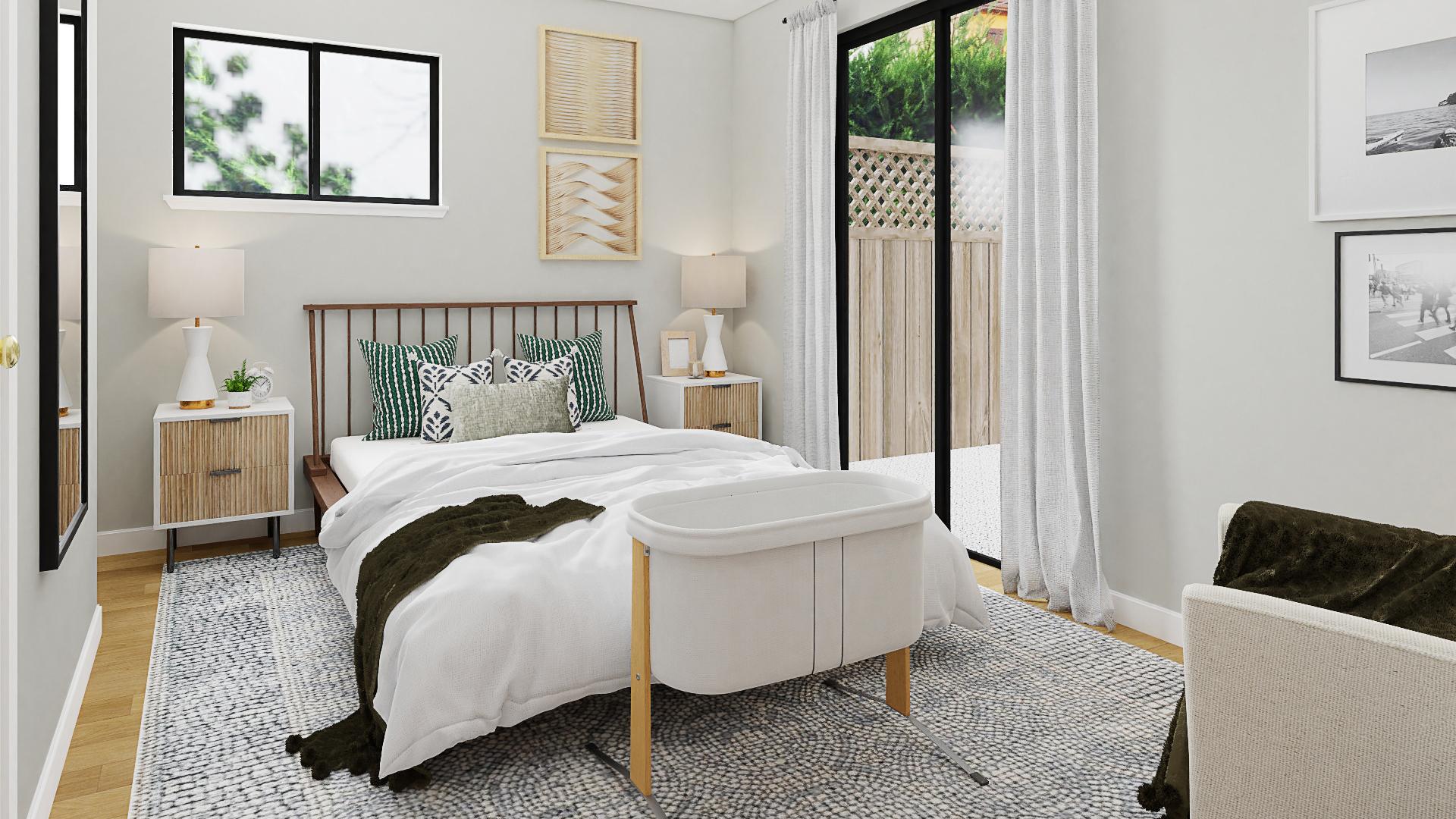 A Cute Boho Bedroom & Nursery