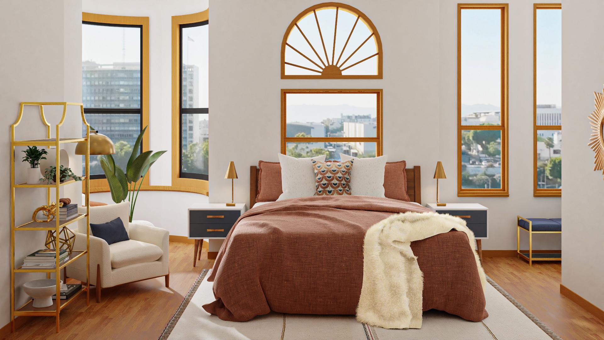 A Boho Bedroom Filled With Glamor