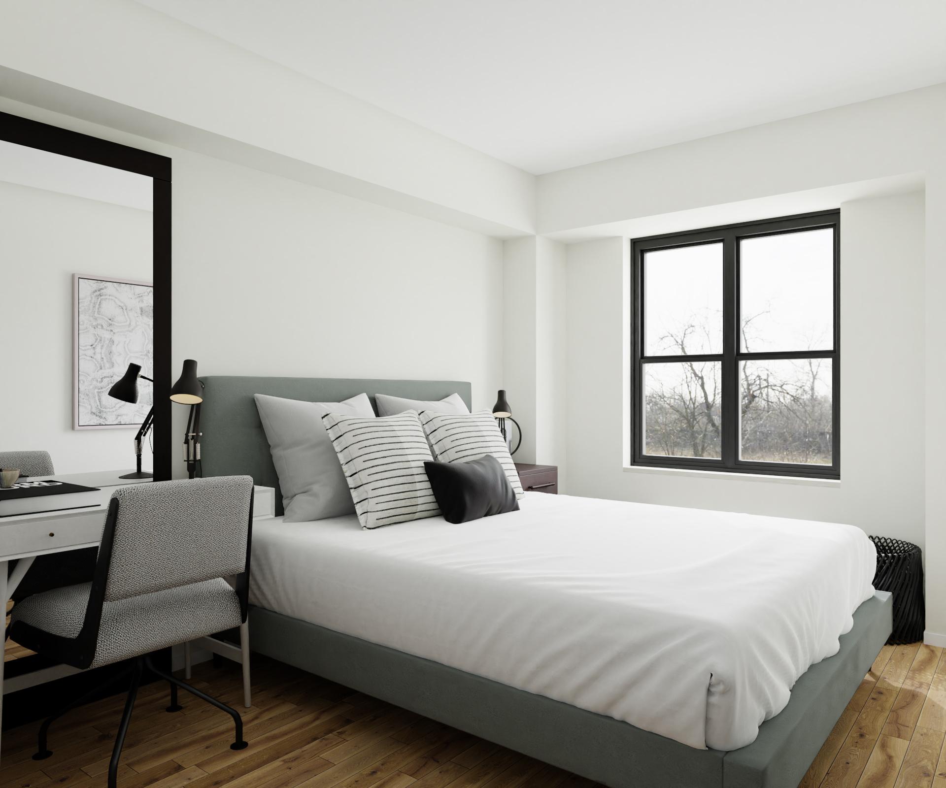 Minimalistic Bedroom Design For a Minimal Space
